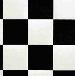 PVC Boden Tarkett Comet Schachbrett schwarz-weiss