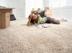 Ultra Hochflor Shaggy Teppich Finesse Creme 